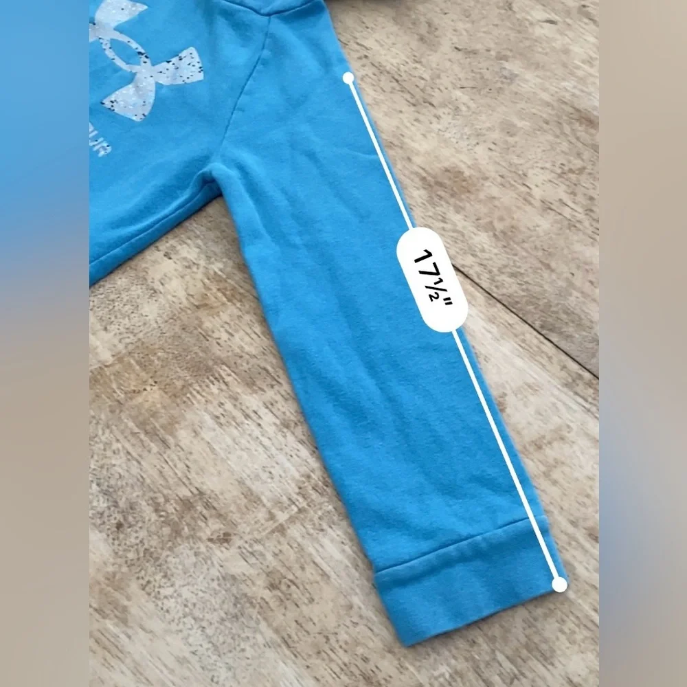 Under Armour Sz Youth Small Blue UA Rival Fleece Big Logo Fill‎ Hoodie